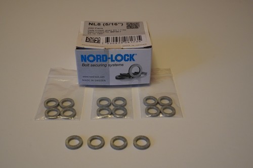 Nord lock washers 3 - m8, set