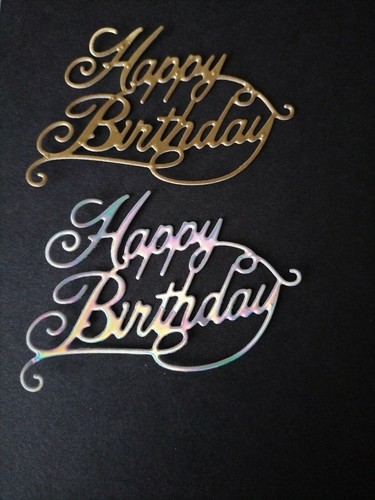 Die cuts happy birthday - cuts, 18