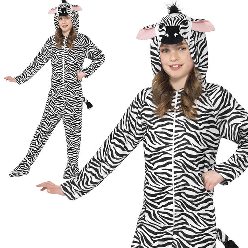 Zebra jumpsuit costume boys - zebra,