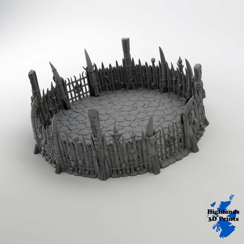 Fighting pit scatter - pit,