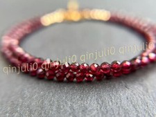 Natural Garnet Faceted Dark