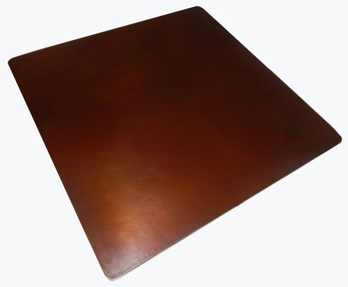 Mexican square copper table - mexican,