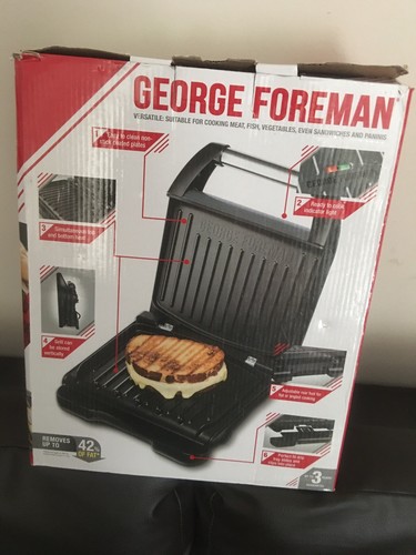 George foreman grey steel - -,