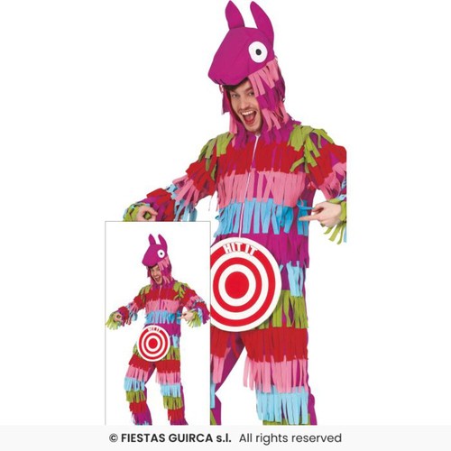 Pinata costume bullseye mens - costume,