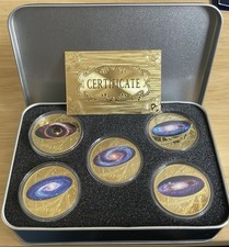 SET OF 5 STUNNING 99.9% GOLD