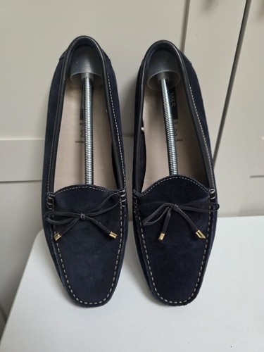 Women s navy suede - &,