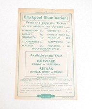 Railway Handbill BR Blackpool