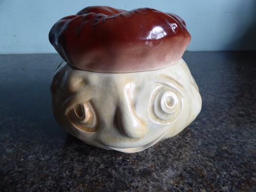 Sylvac face pot bread - pot,