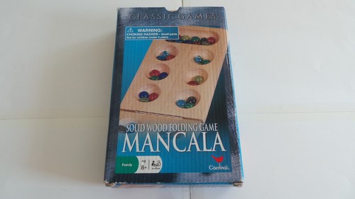 Boxed wooden folding mancala - wooden,