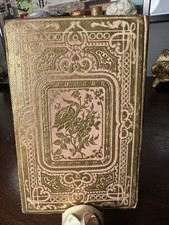 19TH CENTURY CARTONNAGE BINIDNG FRENCH FINE OLD RARE ANTIQUARIAN BOOK 1800’S