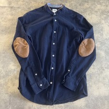 ZARA Shirt Men's M Blue Cotton