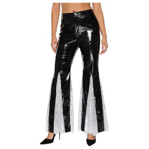 Women shiny metallic 70s - uk,