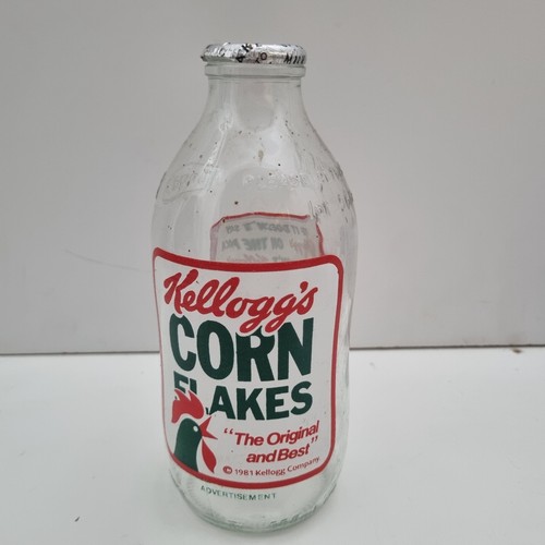 Pint glass milk bottle - milk,