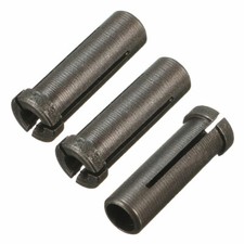 3pcs 1/4" to 1/8" Black