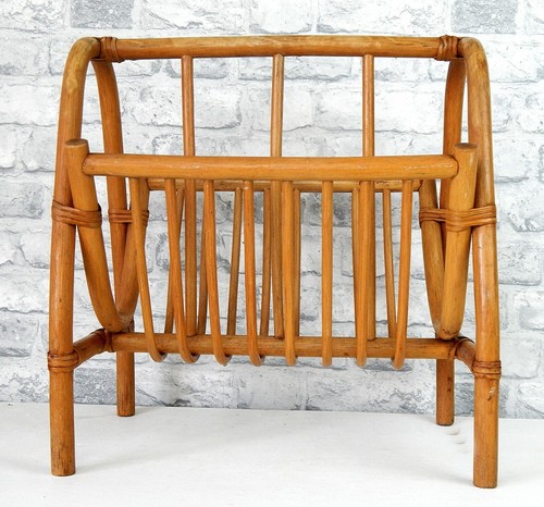 Vintage 60s 70s wicker rattan - 60s,