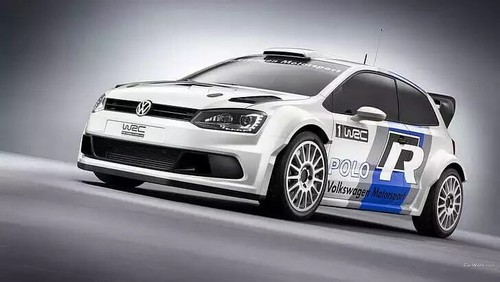 Polo wrc rally car side - wrc,