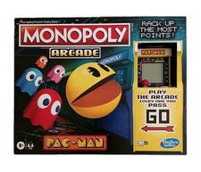 Monopoly Arcade PAC-MAN Board Game 2-4 Players Aged 8+ Complete Working