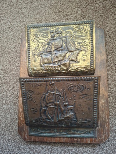 Vintage peerage brass galleon - peerage,