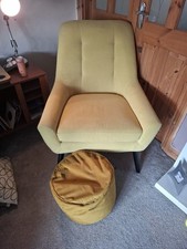 Modern Yellow Single Chair