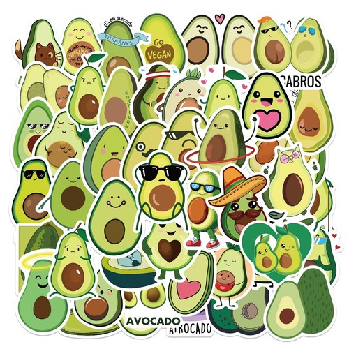 Random avocado stickers - avocado,