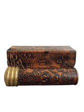 Antique Brass Kaleidoscope Vintage Handcrafted Collectible Optical Art Toy