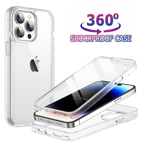 360 clear case for iphone - clear,
