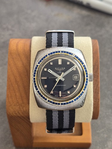 Vintage sicura automatic diver - vintage,
