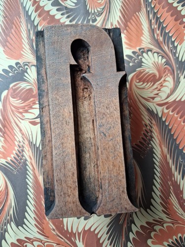 Large wooden letterpress - wooden,