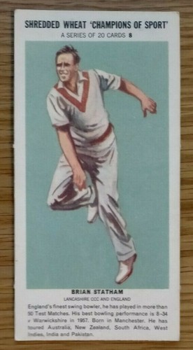 Brian statham lancashire ccc - brian,