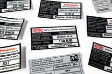 PPG color sticker DUPONT