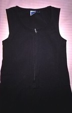 Smart start Pinafore Girl's Zip Dress Black School Uniform age 6-7-8-9 UK 