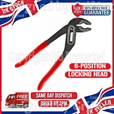 180MM 7" ADJUSTABLE SLIM JAW PLUMBERS WATER PUMP PIPE VICE GRIP PLIERS WRENCH