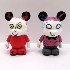 Disney Vinylmation The Nightmare Before Christmas Shock 3” Figures Lot of 2
