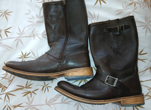 Harley davidson bike - bike, boots