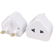 Shaver Plug Adaptor Shaving Toothbrush Adapter Epilators Bathroom UK 2 To 3 Pin