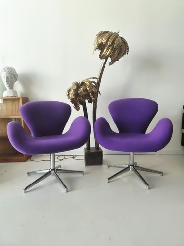 Pair retro swan style - pair,