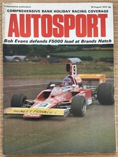 AUTOSPORT Magazine 29 AUG 1974