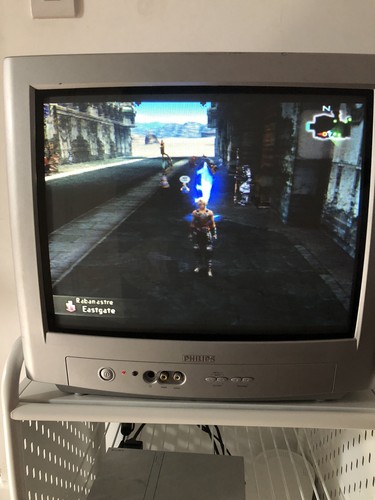 Philips crt tv - crt, silver
