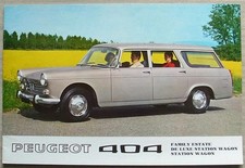 PEUGEOT 404 ESTATES Sales