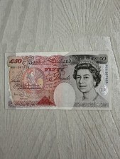 Old british bank note - old,