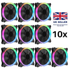 10 Pack PC Case Cooling Fan