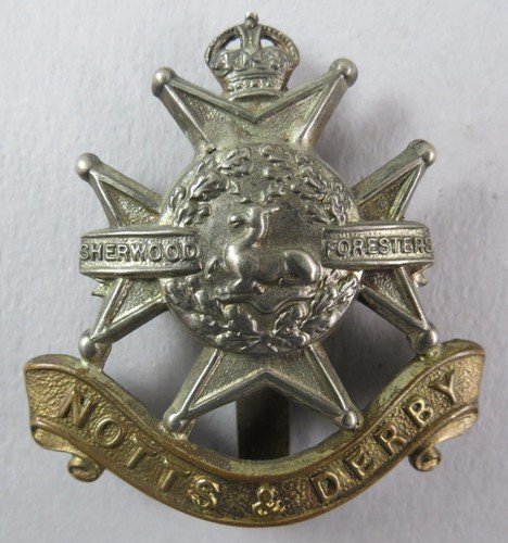 Military cap badge sherwood - badge,