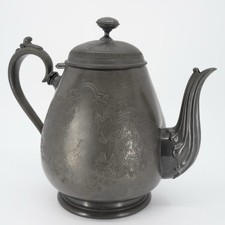 Antique-Style Metal Teapot
