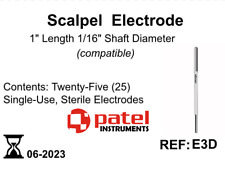 Ellman E3D Scalpel Electrode Twenty Five (25) Single-Use Disposable