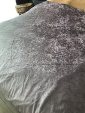 Studio Silver Grey /plum ombre crushed velvet bed throw Nwot .Polyester filling.