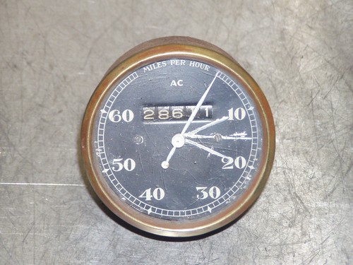 Vintage car speedometer - ac,