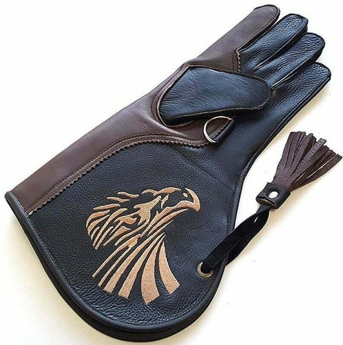 Falconry glove leather bird - glove.,
