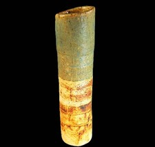 SUPERB RARE EARLY ALAN WALLWORK CYLINDRICAL TOTEM VASE