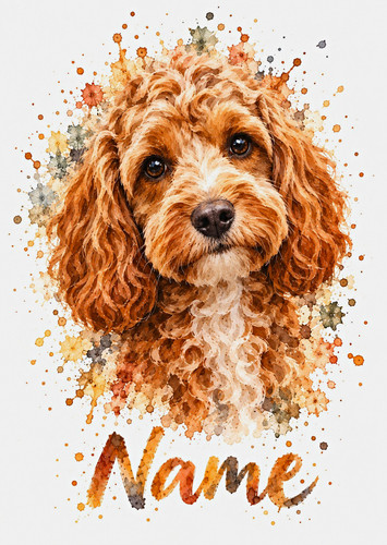 Personalised unframed name - unframed,