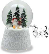 Snow Globe Christmas Music Box